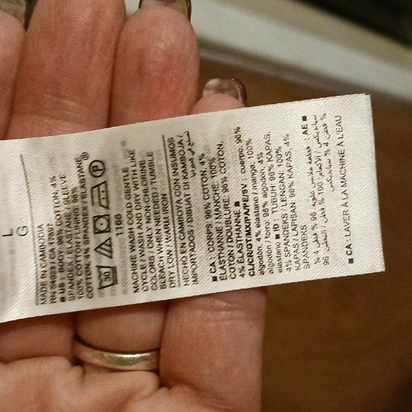 Old Navy, Large, pink top, elastic sleeve, NWT - Picture 5 of 5